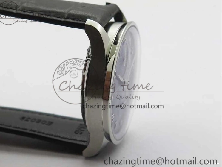 MIROTIME 0724 Timeless Portuguese Chrono IW371606 ZF 1:1 Best Edition Blue Dial on Black Leather Strap A 7099